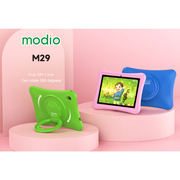 Modio M29 Kids’ Tablet Android Learning Tablets 6GB, 256GB 10.1 Inch Single SIM