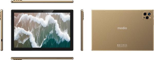 Modio M30 Tablet Android 12, 10-Inch, 8GB RAM + 512GB (Dual Sim) + Wireless Keyboard + Bluetooth speaker