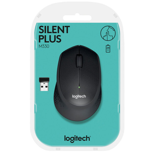Logitech M330 Silent Plus Wireless Mouse + USB Nano Receiver