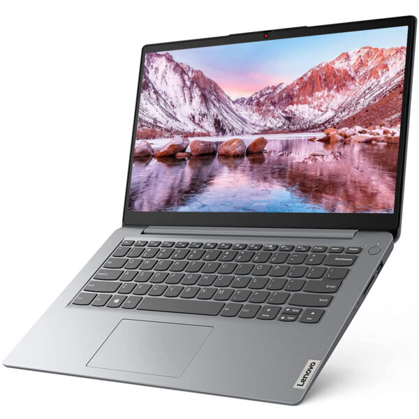 Lenovo IdeaPad 1 14IAU7 12th Gen Intel Core i5-1235U 8GB DDR4 RAM 512GB M.2 SSD 14" HD Intel Iris Xe Graphics HD 720P With Privacy Shutter High Definition (HD) Audio Cloud FreeDOS Grey