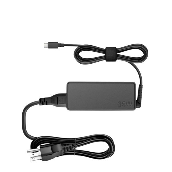 Lenovo 65W Type C USB-C Laptop Adapter with power cable